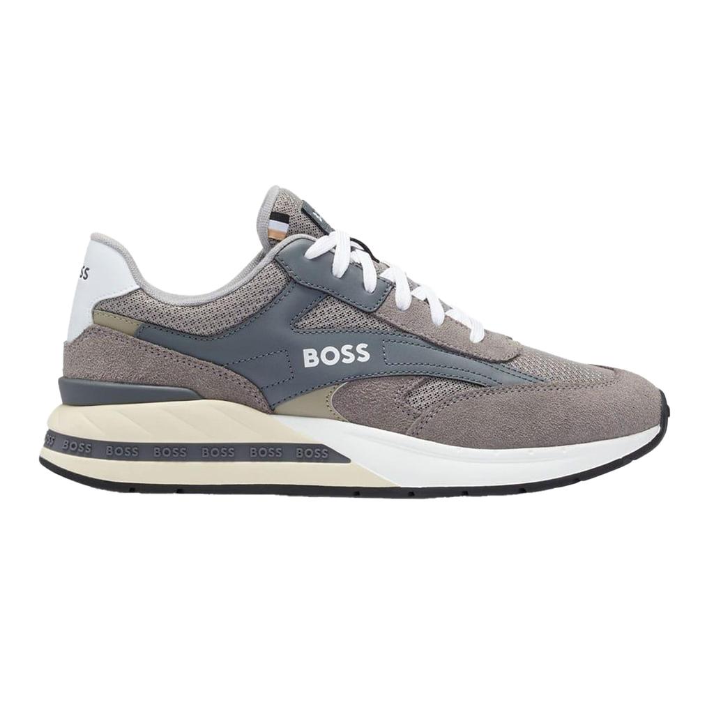 Boss Mens Kurt Leather Running Trainers