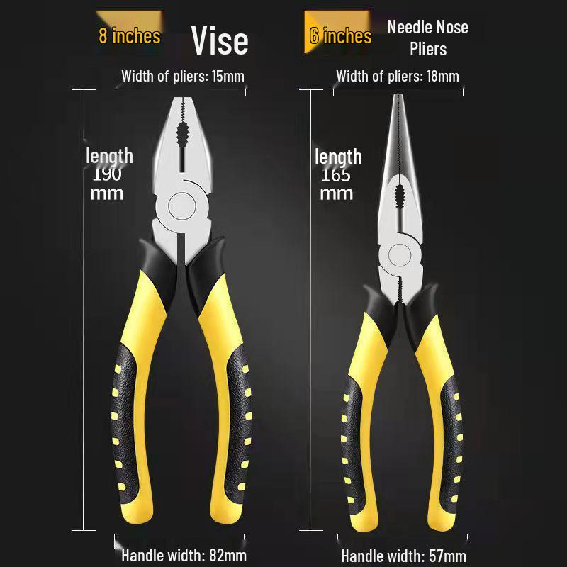 Labor-Saving Electrician-Grade Wire Cutters and Pliers Set