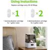 6/8Pcs Water Softening Filter Cartridges Humidifier Demineralization Cartridge Humidifier Replacement Filters Enduring