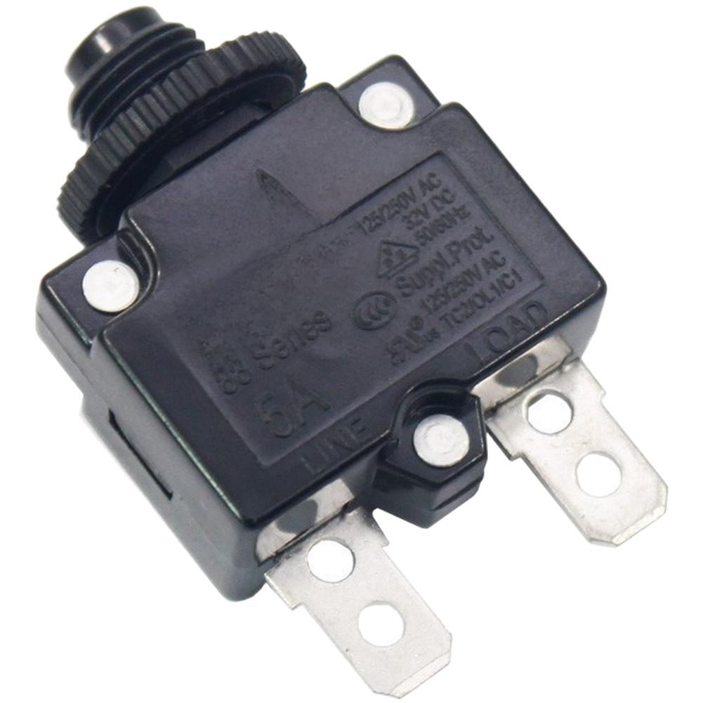 88 Series Thermal Overload Circuit Breaker 5A 10A 15A 20A 25A 30A Manual Reset for 250VAC 50VDC Industrial Use