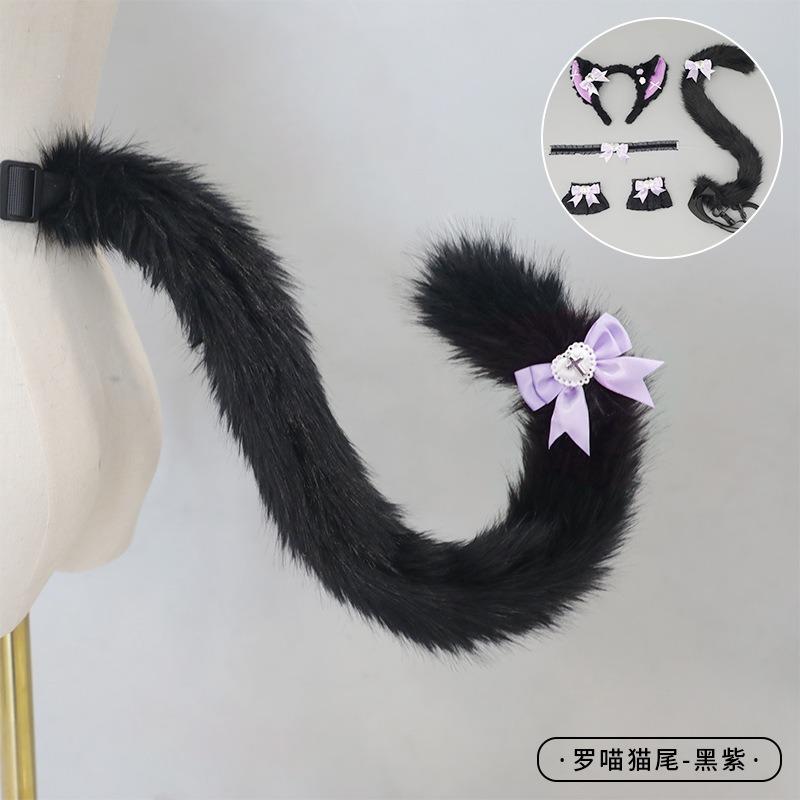 

Handmade plush simulation cat ear hair accessories cute kitten headgear cosplay comic show animal ears cat ears headband