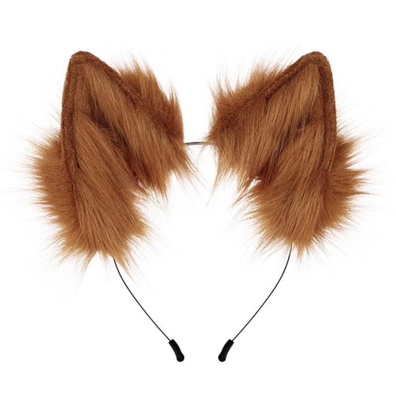 Adjustable Color Changing Beast Ear Headband Halloween Cosplay Wolf Ears Anime Party Costume Accessory