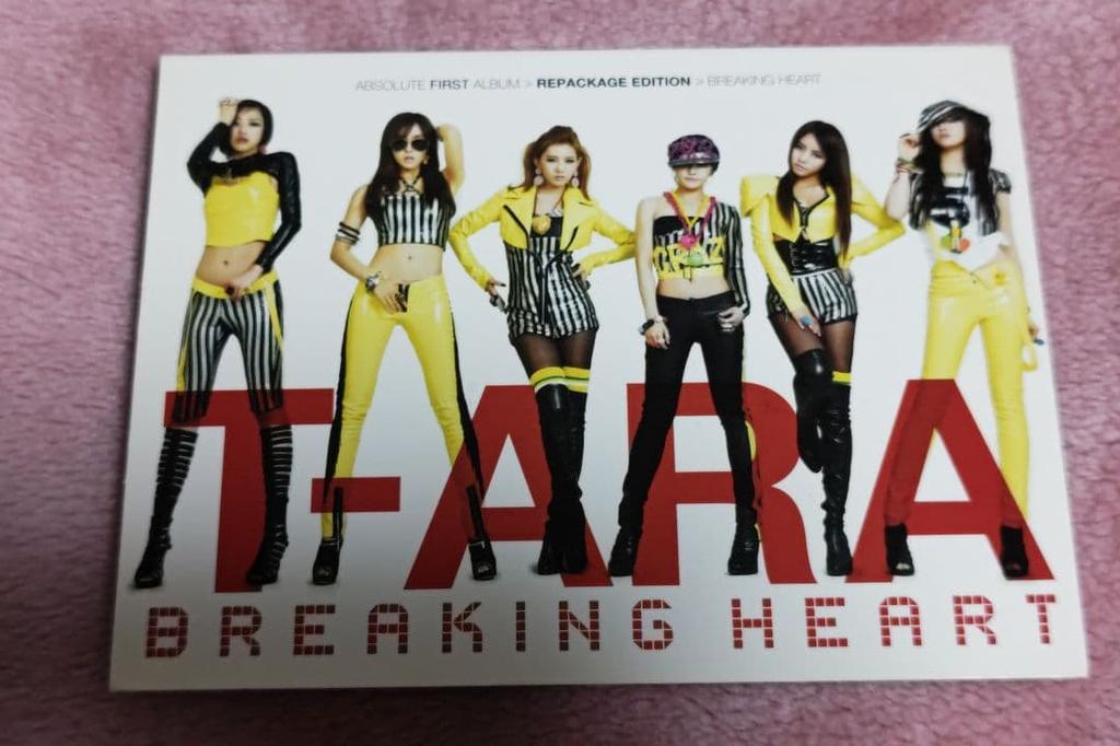 [USED] T-ARA 1st Album BREAKING HEART Repackage Edition