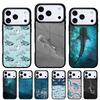 Ocean Whale Shark Waves Phone Case for iPhone 17 Air 16e 15 14 13 Pro Max Back Cover for 12 11 Pro Coque