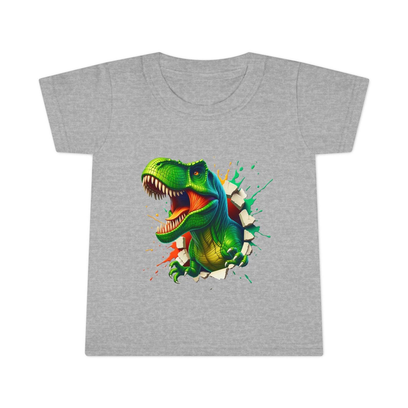 Adorable Dinosaur Roar T-Shirt for Unisexs - Cute Prehistoric Animal Clothing for Kids 140