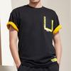 Li-Ning X Disney Co-Branded Loose Short Sleeve T-Shirt Men Tops Black AHSP069-2