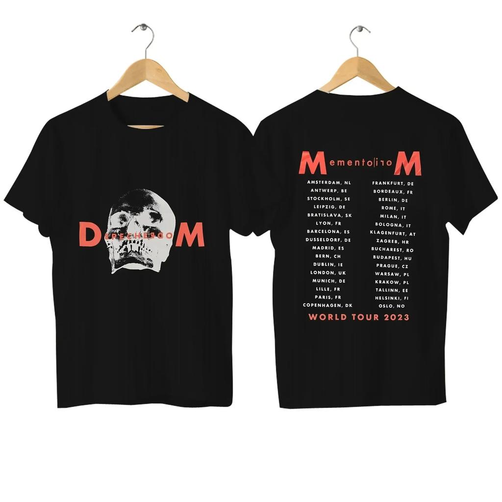 2025 Men Women T Shirt Casual Depeche Negative Skull Mode Cotton Tshirt Graphic Oversized Sport Tops Clothing Streetwear Tops