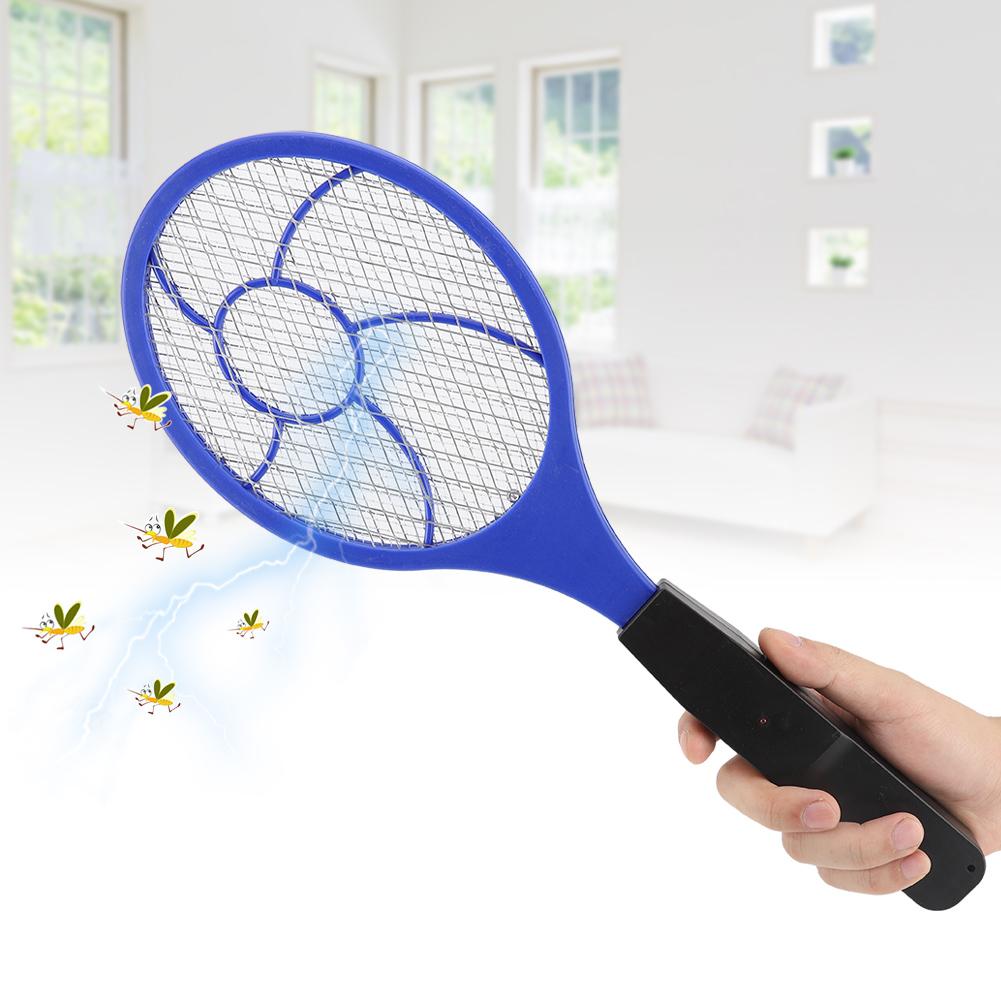 Dreischichtiger Elektrischer Fliegen-Mücken-Klatscher Insekten Schläger Insektenvernichter (Gelb)