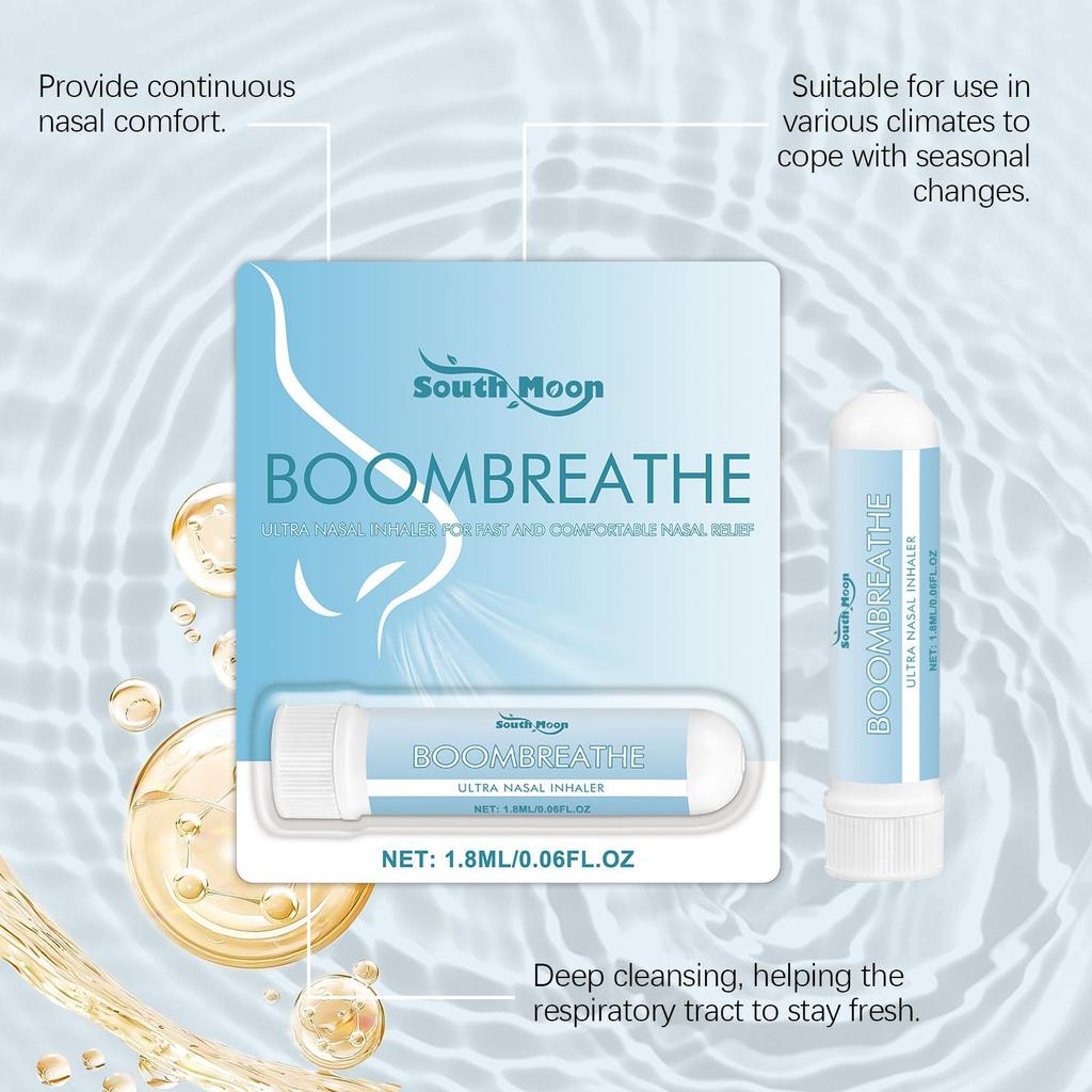 South Moon Kräuter-Linderungs-Inhalator Tägliche Reinigung Nasenbeschwerden Sanft Nährend Erfrischend Beruhigend Nase