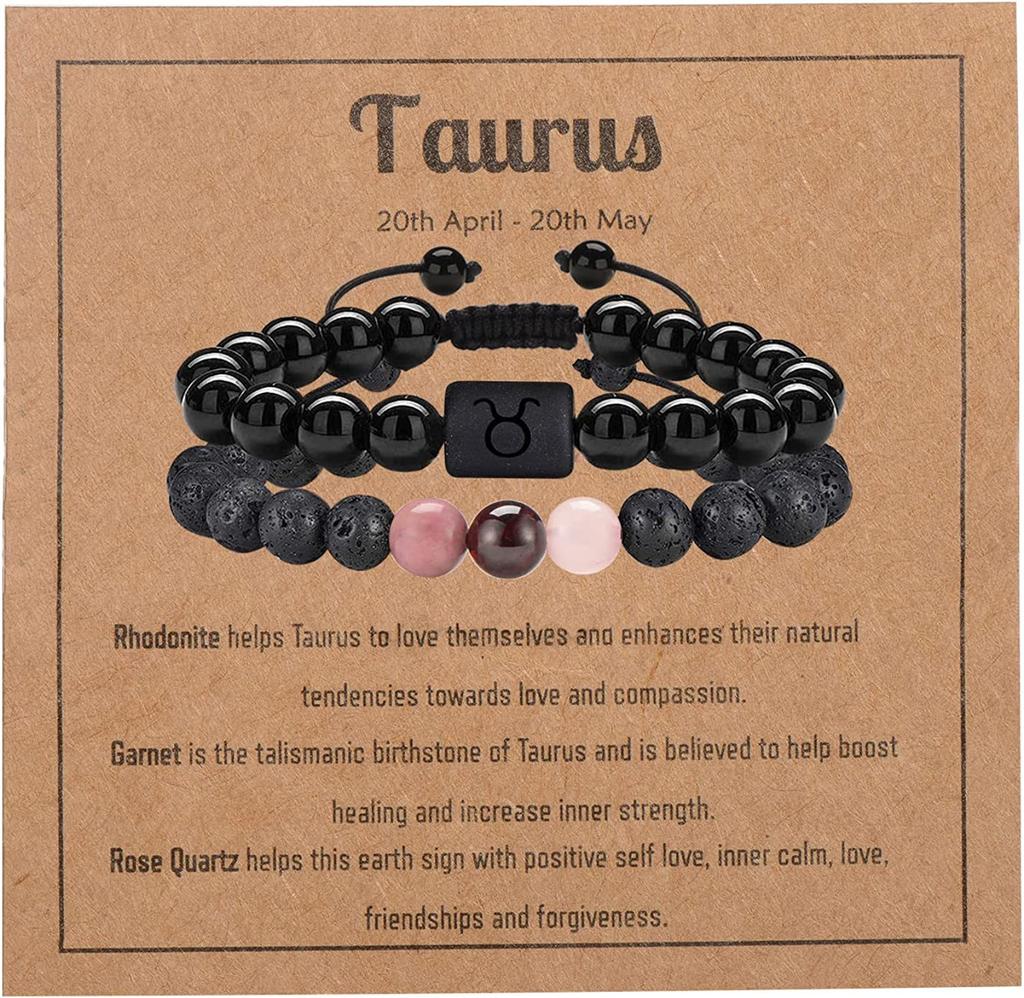 JYL TS Bracelet Men's Zodiac  Set Aligns Cosmic Energies For Favorable Outcomes