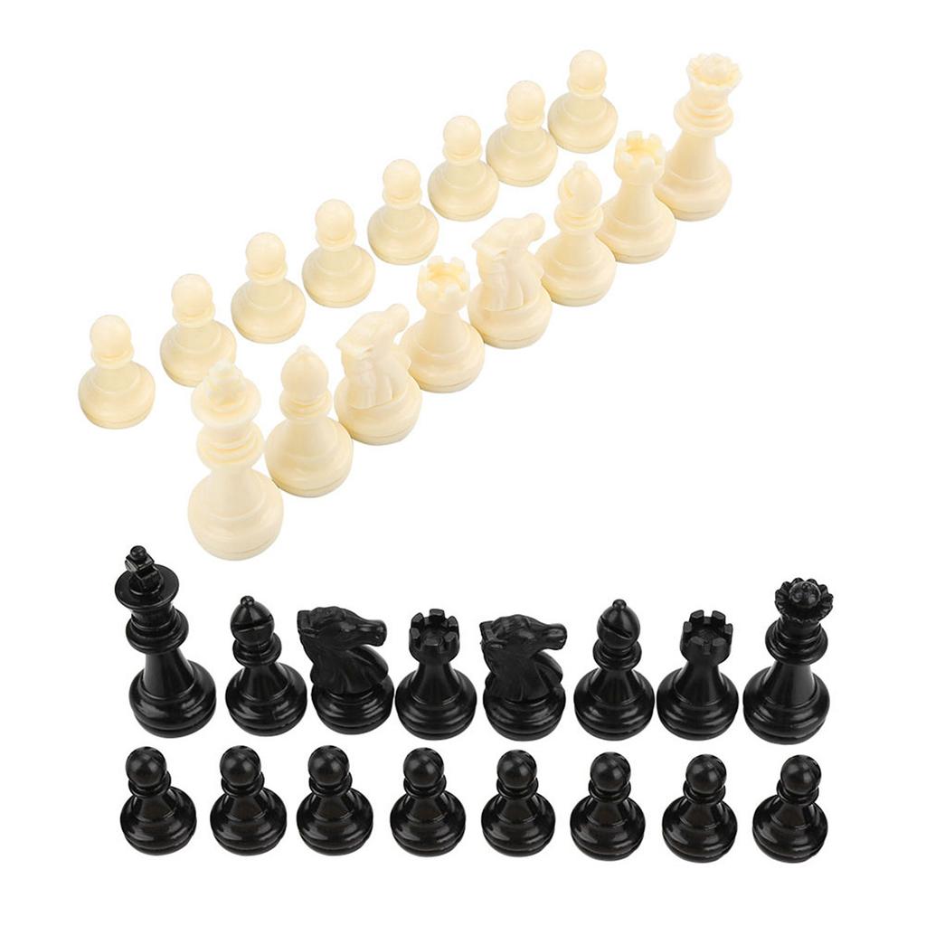 32 ks Plastové Magnetické Mezinárodní Šachové Figurky Zábavní Nástroj pro Zábavu