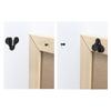10 Pcs/lot Plate Hangers Flush Mount Bracket Furniture Hooks Coat Picture Frame Shelf Iron Stands Invisible Wall Hanging Plate