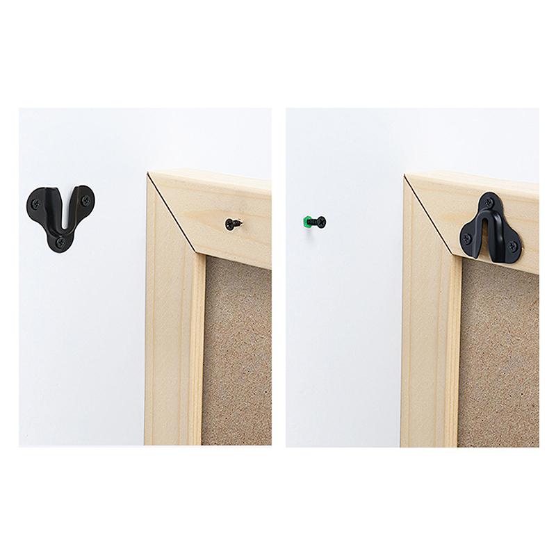10 Pcs/lot Plate Hangers Flush Mount Bracket Furniture Hooks Coat Picture Frame Shelf Iron Stands Invisible Wall Hanging Plate