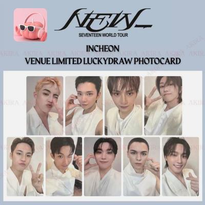 SEVENTEEN Turnê Mundial [NOVO_] EM INCHEON EDIÇÃO LIMITADA SORTEIO FOTOCARTÃO