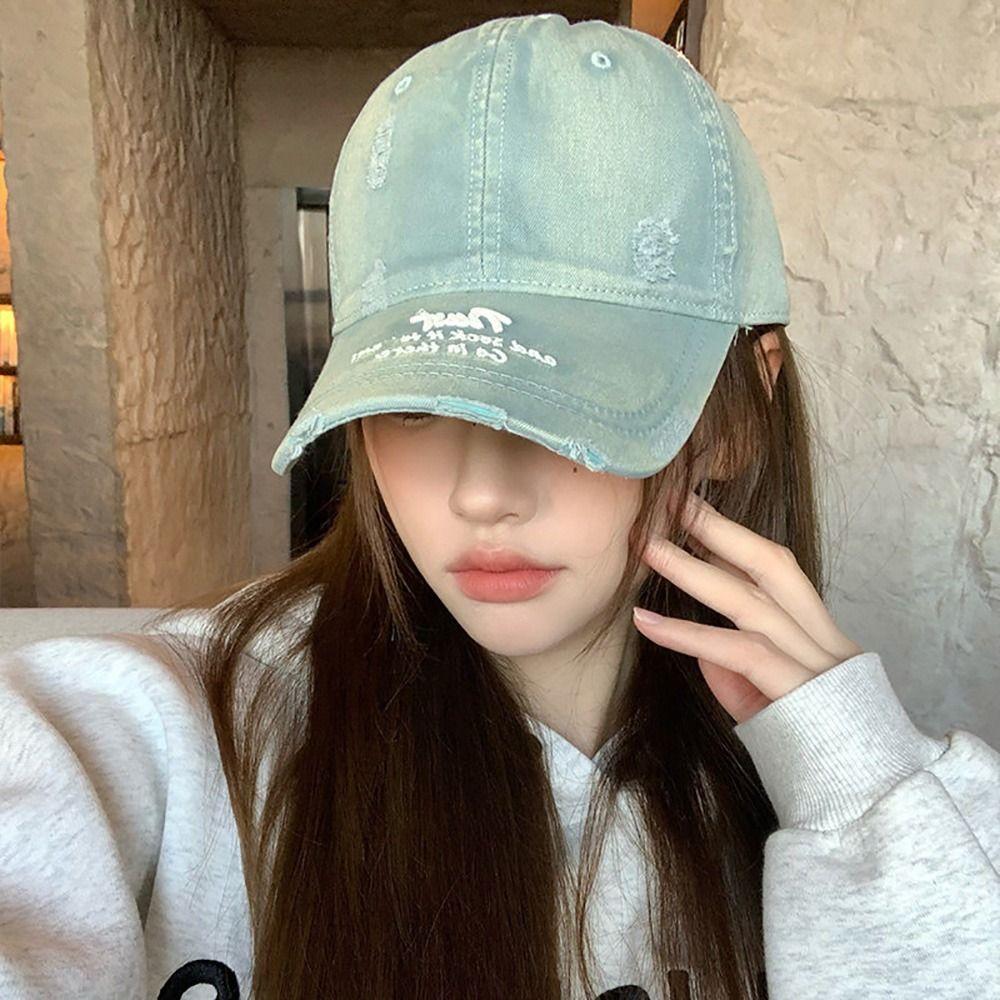 Multicolor Baseball Cap Embroidery Peaked Cap Fashion HipHop Cap Men Women