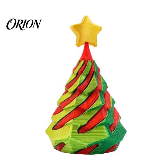 Christmas Tree Fidget Toy Spiral Toy, 3D Printed Mini Xmas Decor Ornament, Stress Relief Cone for Desk Decoration Party Favor
