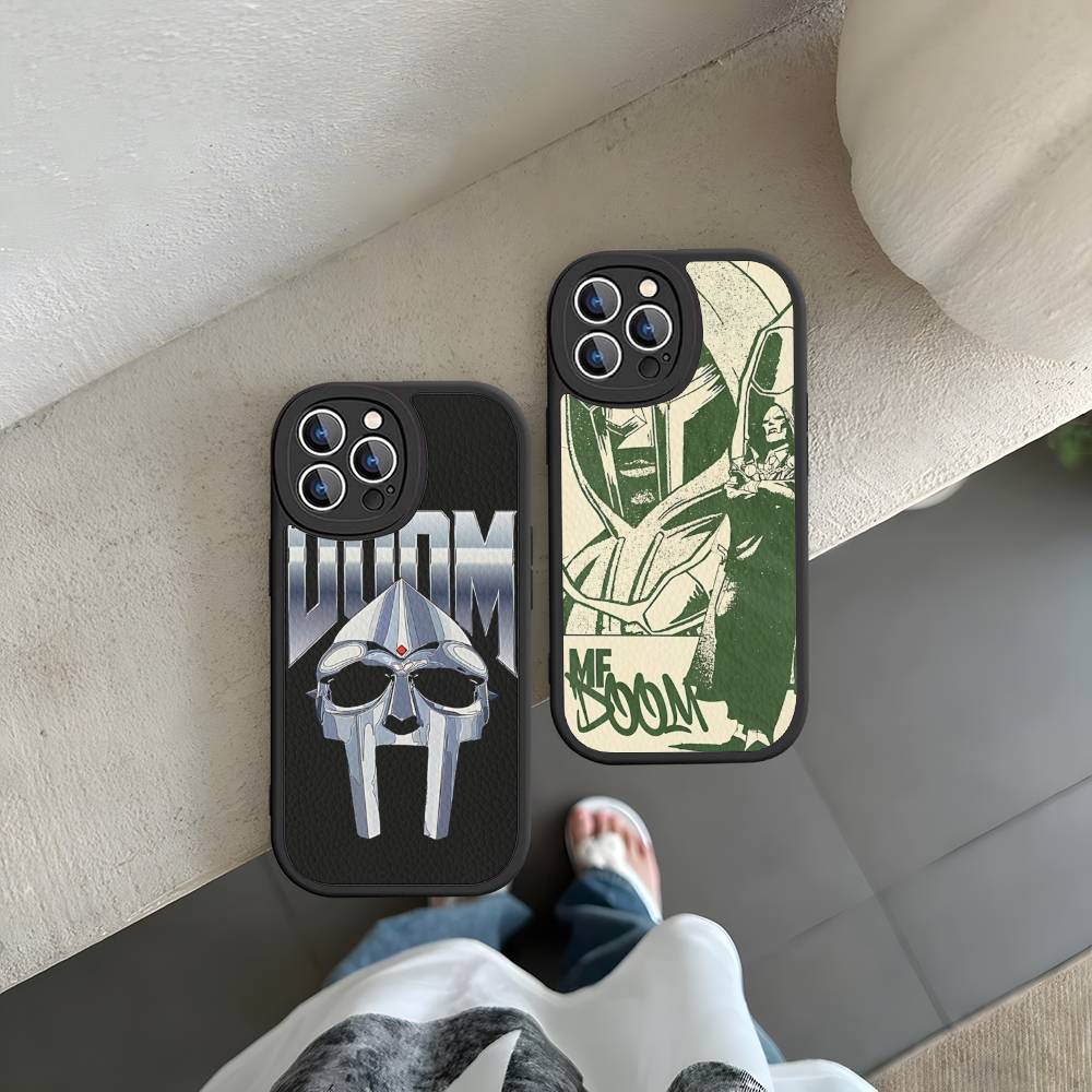 Underground Hip Hop M-MF-DOOM For IPhone 16 15 14 16E 13 12 11 Pro Max Plus Phone Leather Case