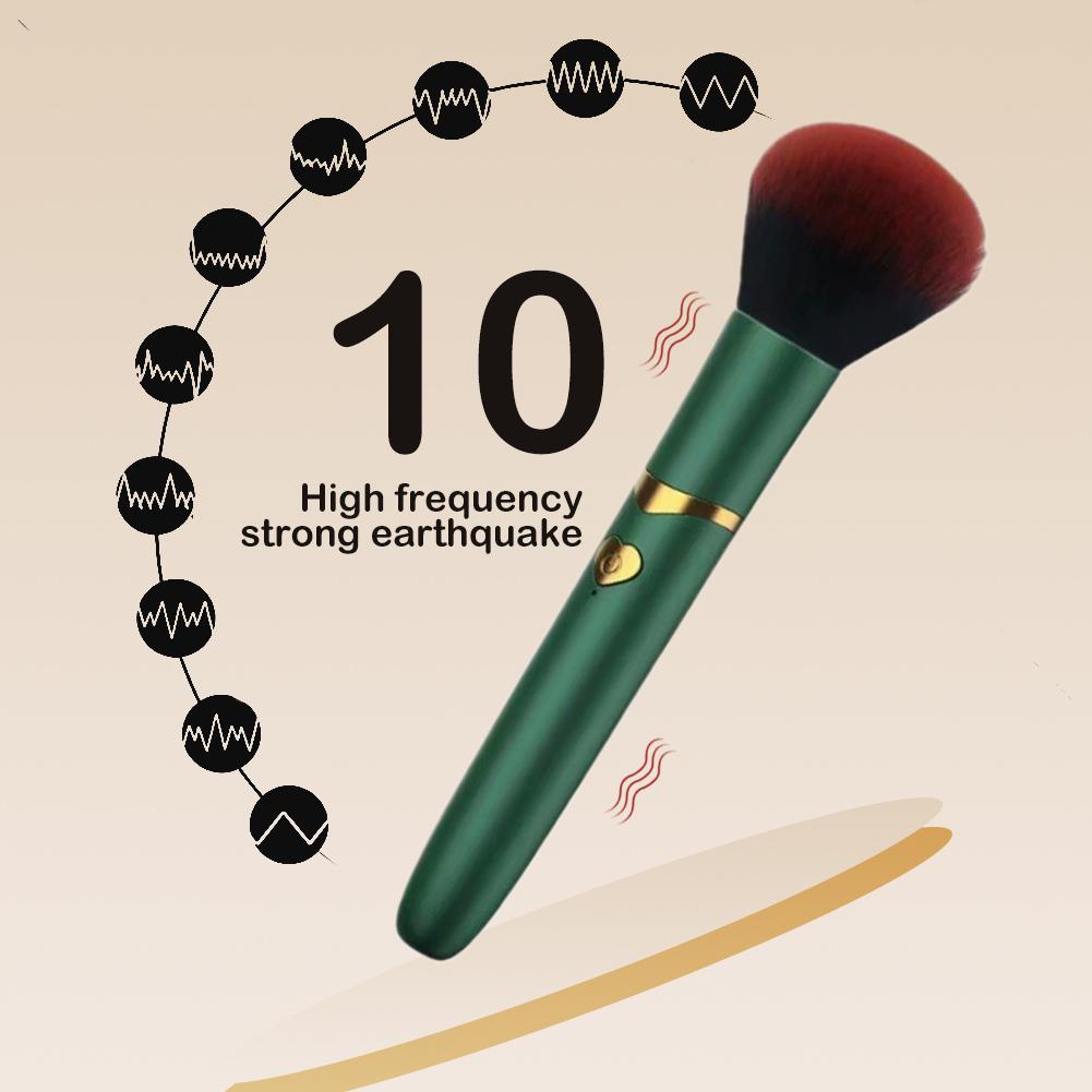 Electric Cosmetic Brush Foundation Blush Loose Powder Brush Beauty Tools Washable Vibration Rechargeable Makeup Brush Tools