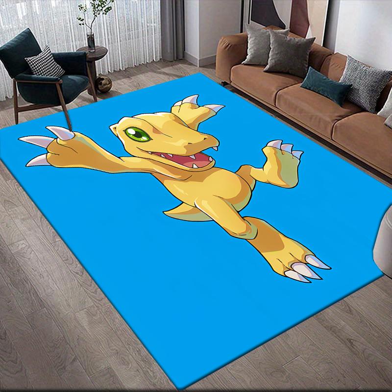 Digimon Agumon Area Rug, Digimon Fan Cozy Carpet, Perfect Gift.chl 60x90cm