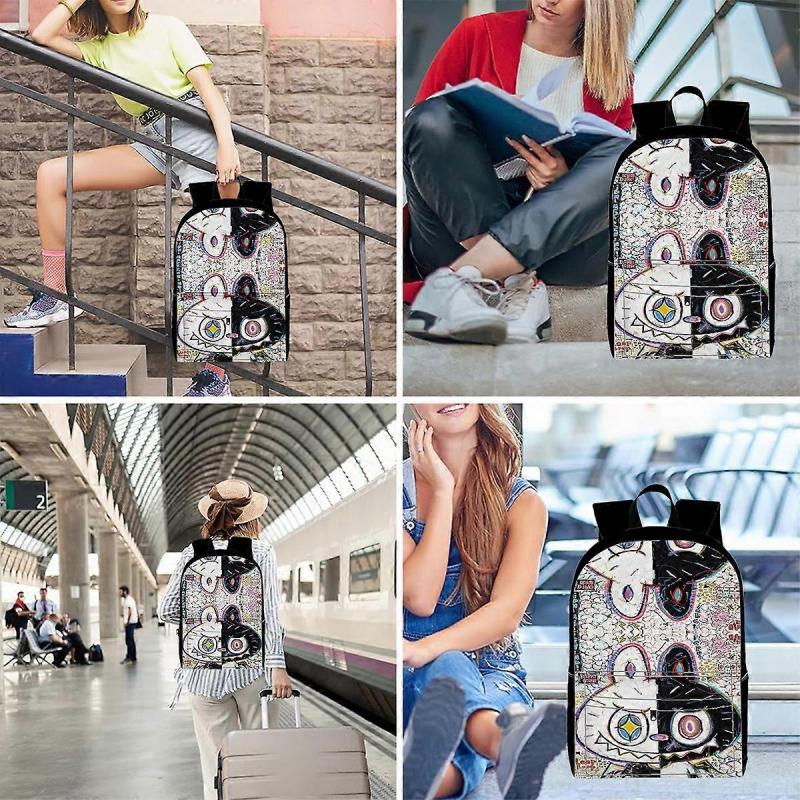 Backpack, with Multiple Organizational Compartments, Fits 15.6 Inch Notebook, for Travel, Teen, Business Work K706