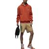Flight MVP Letter Print Thickened And Fleece Lined Pullover Sweatshirt Men's Rush Orange DV7577-817