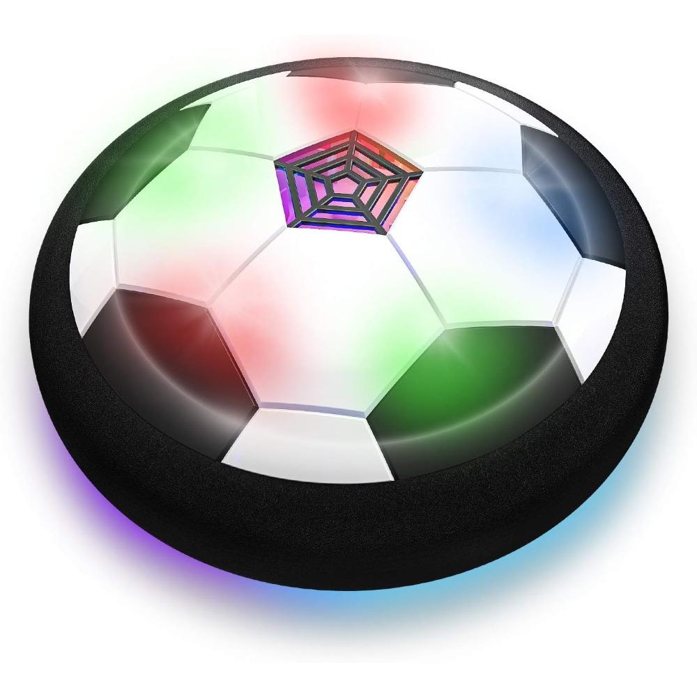 Boy Toys, LED Hover Soccer Ball, Air Power Training Ball Playing Football, Indoor Outdoor Sport Game, Birthday Gifts for Kid