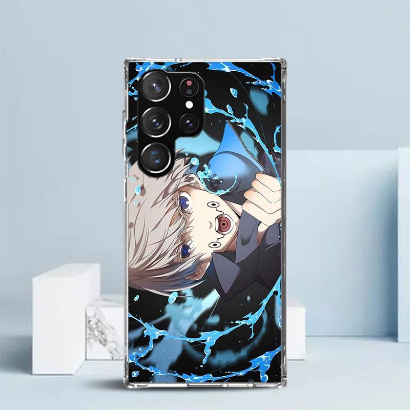 Kaisen J-Jujutsu Inumaki Toge Pouzdro na telefon Pro Samsung Galaxy S24 S25 Edge S26 Ultra S22 S23 Plus S21 + S20 FE Měkký zadní kryt z TPU