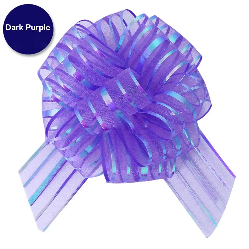 5pcs DIY Large Pull Bow Ribbons Wedding Car Decoration Gifts Deoartion Birthday Packing Wrap Bowknot Festival Decoration