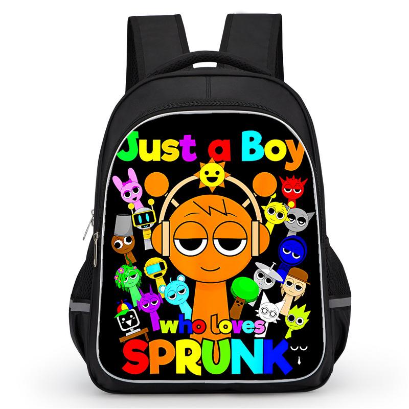Rhythm Box Sprunki Hra Anime Batoh Studentský Školní Taška Počítačová Taška