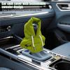 Car Gear Shift Knob Cover Hoodie Style Handbrake Handle Sleeve Cute Soft Plush Gear Lever Decoration for Auto Interior