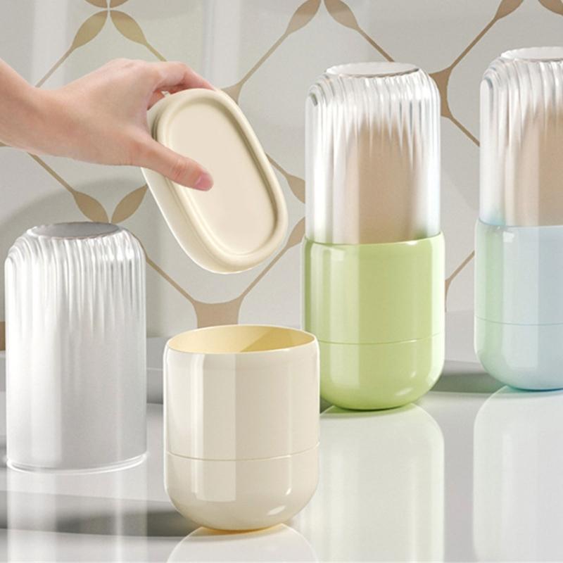 2 In 1 Soap Holder And Scrubber Travel Essential Waterproof Bathroom Organiser With Detachable Brush For Space Saving