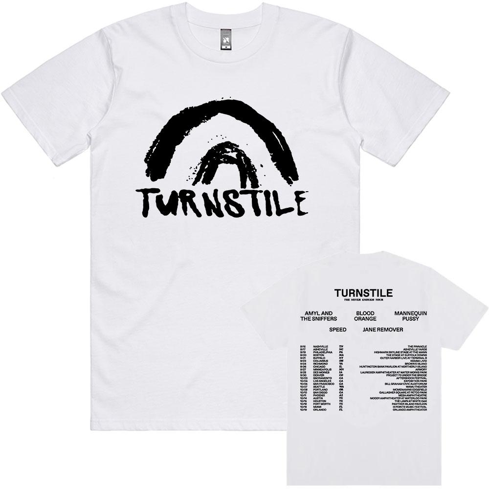 TURNSTILE NEVER ENOUGH T-shirt Men Cotton Clothing Hip Hop Summer Unisex Streetwear Band Graphic Tshirts 2025 Album Tees