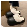 Waterproof Cotton Slippers Women's Autumn and Winter Indoor Home New Thick-bottomed Non-slip Men's Cotton Slippers Outer Wear