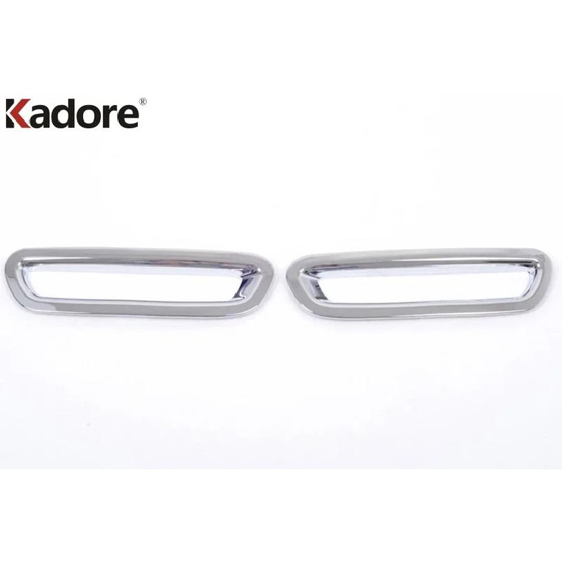 Rear Fog Light Lamp Cover Trim For Chevrolet Chevy Trax Tracker 2014-2017 2018 Chrome Car Tail Foglight Bezel Trims Accessories