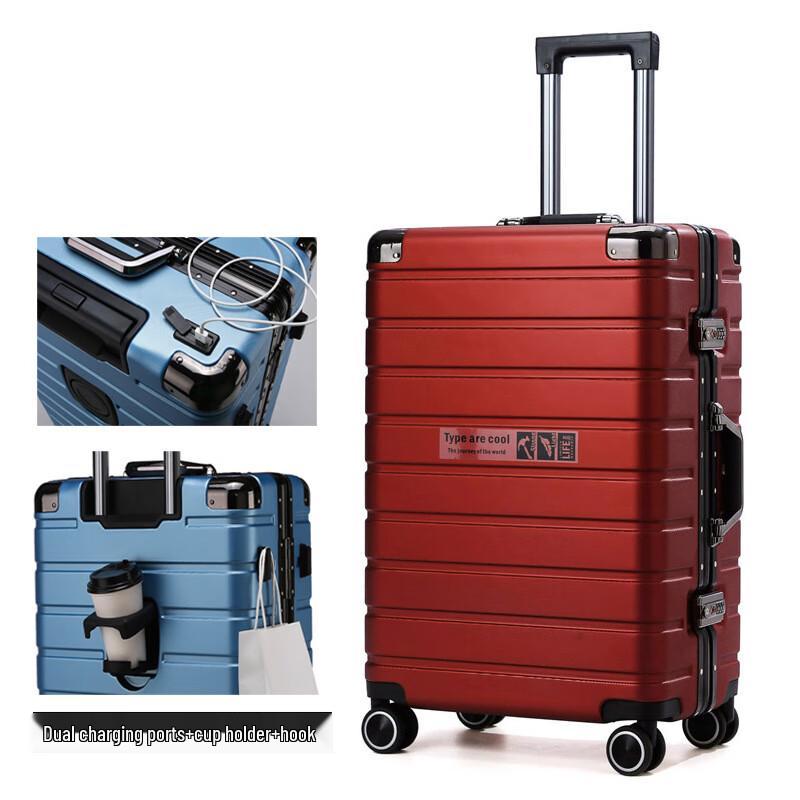 XiaoYan Aluminum Frame Trolley Luggage 20 Inch
