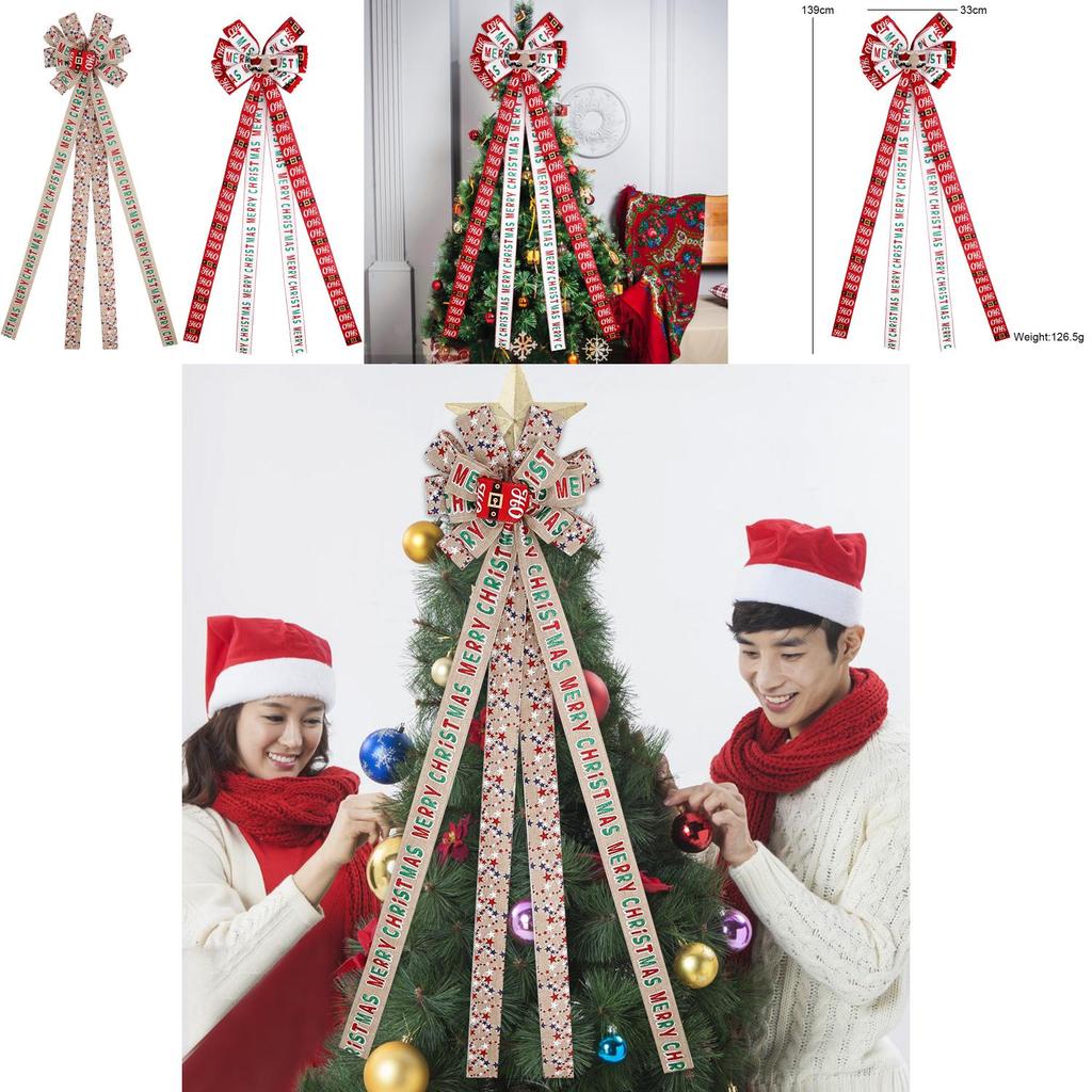 Festive European And American Style Christmas Decorative Bow For Holiday Cheer