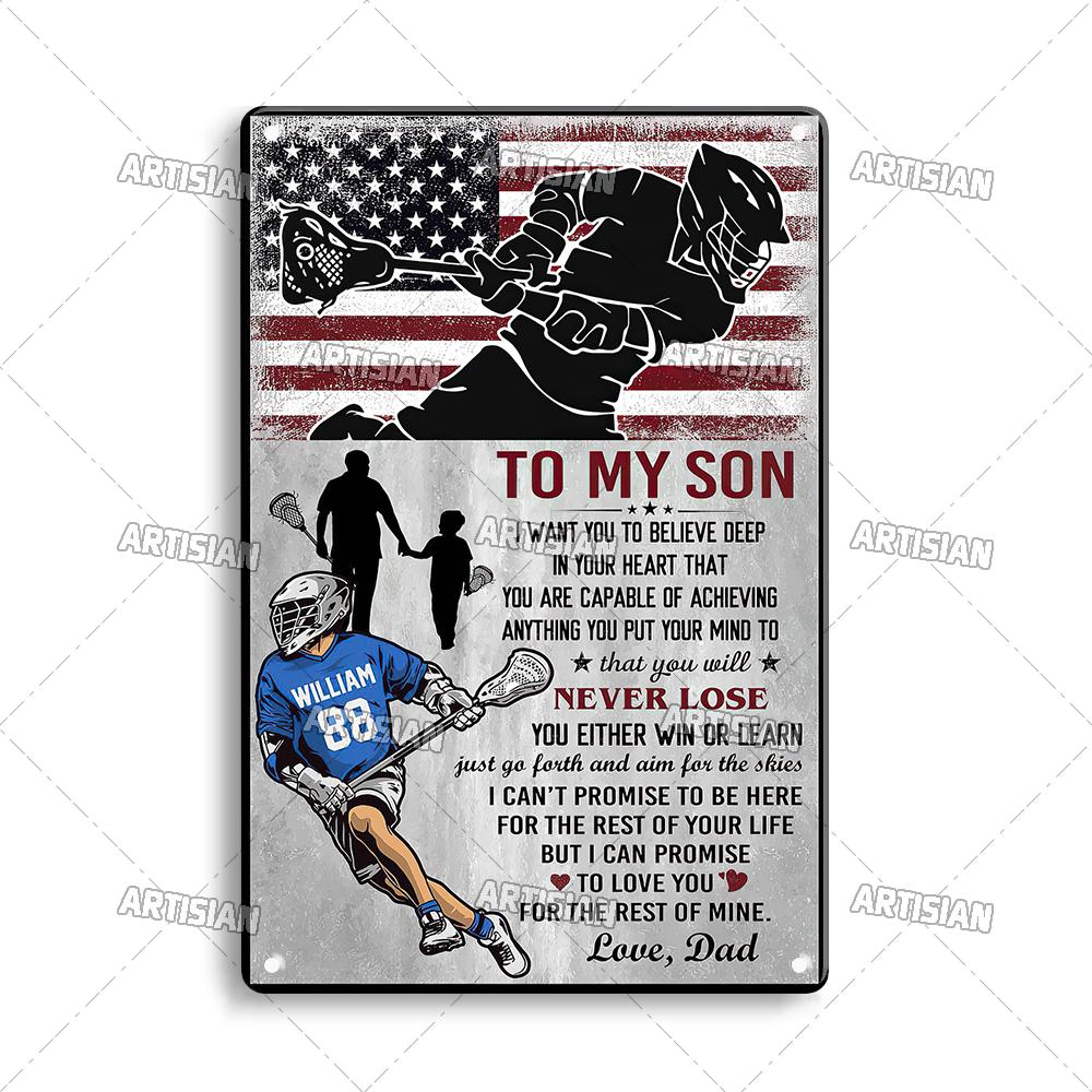 Artisian SPORT Metal Sign Hockey Tin Poster Football Decorative Plate Basketball Baseball Tin Plaque  Wall Decor Garage Bar Pub