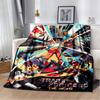 Cartoon T-Transformers Autobots Soft Flannel Blanket for Beds Bedroom Sofa Picnic,Throw Blanket for Cover Outdoor Leisure Gift