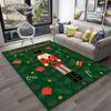 Nutcracker Christmas Tree Cartoon Fairy Tales Carpet Rug for Home Living Room Bedroom Sofa Doormat Decor,kids Non-slip Floor Mat
