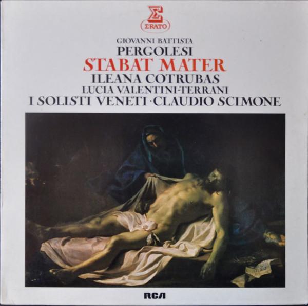 LP Record PERGOLESI - Stabat Mater Salve Regina ZL30705 Erato 1980 Germany Classical Used