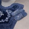Senko NYNAS Royal Palace Free Navy Blue with Elegant 60081 Slippers, Size, Rhinestones, Design,