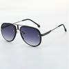 Retro Oval Metal Sunglasses For Women Men Luxury Fashion Brand Female Sun Glasses Punk Unisex Stylish Shades Uv400