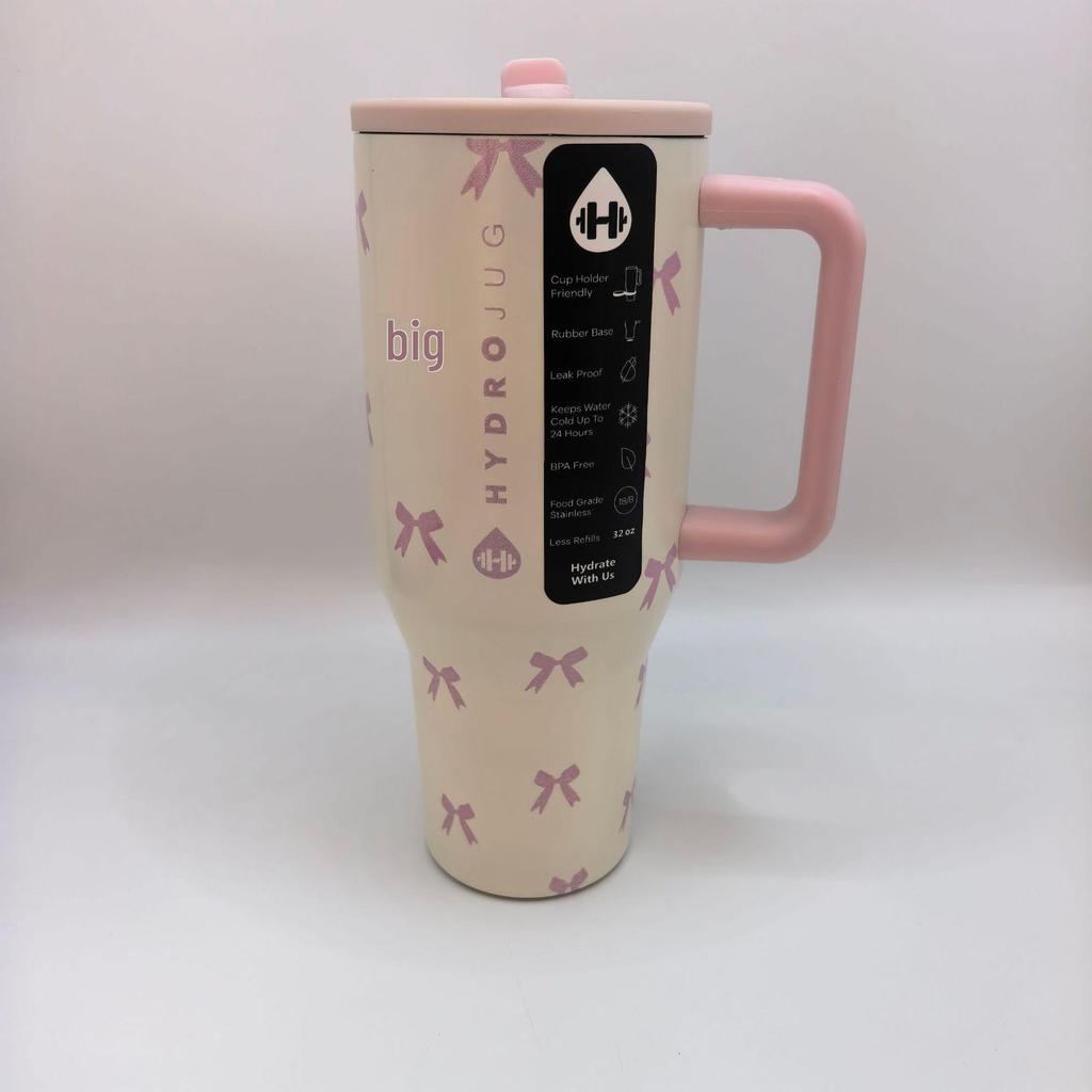 HydroJug Large 32oz/40oz Insulated Leak-Proof Travel Bottle with Handle
