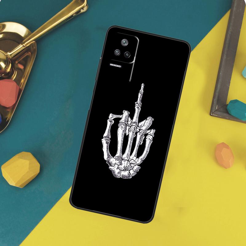 Bones Skeleton Case For Xiaomi 14T 11T 12T 13T Pro 13 14 15 Ultra POCO X7 Pro X3 X5 X6 F5 F6 M6 Pro Funda