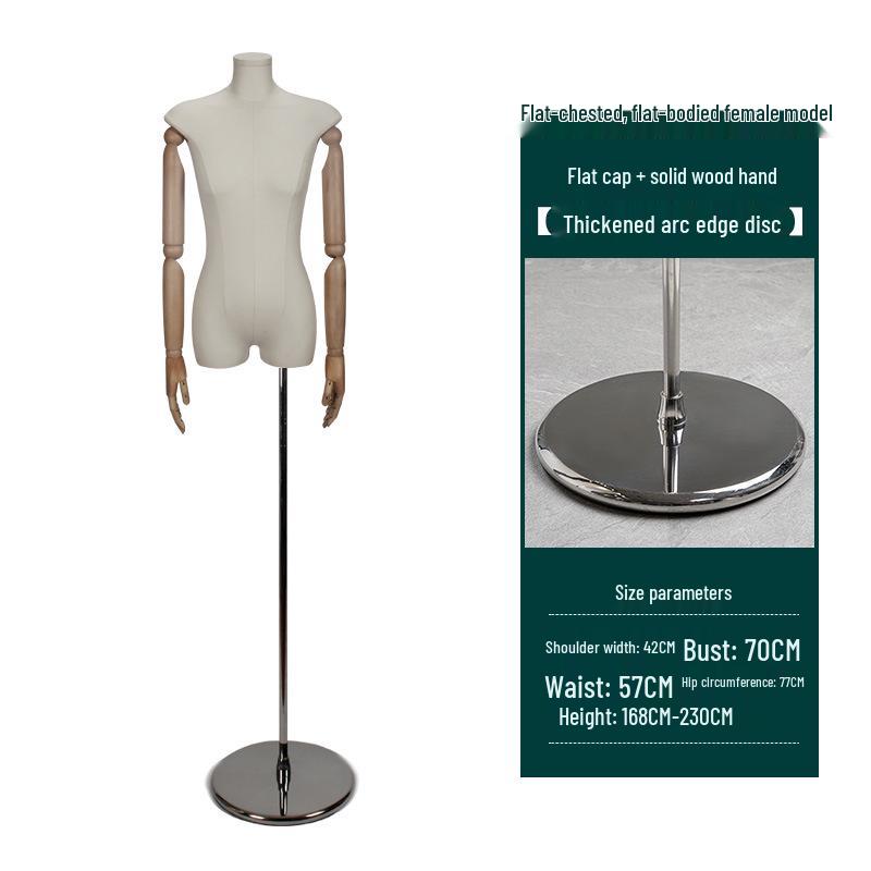 Korean-Style Women's Fabric-Wrapped Mannequin for Clothing Display