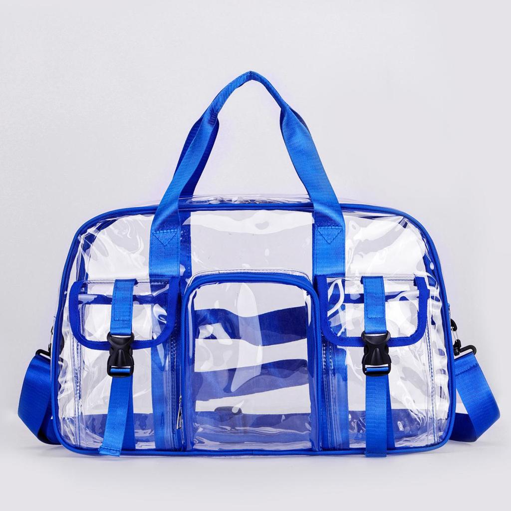 Large Capacity PVC Travel Bag - Wet/Dry Separation, Waterproof, Handheld & Crossbody Gym Bag