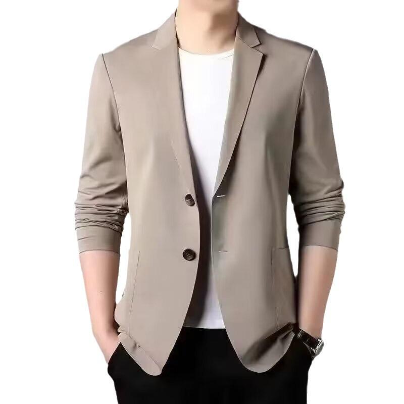 Men's Ultra-Thin Ice Silk Sun Protection Jacket - Lightweight Spring/Fall Casual Blazer