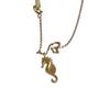 Korean White Copper Plated Seahorse Clavicle Chain Necklace