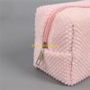W89C Large Capacity Plush Pen Case Corduroy Pen Pouches Zippered Pen Bag for Women