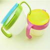Baby Japan Maternal Anti- Spill Design Double Handle Lovely Kids Snack Cookie Jar Snack Cup